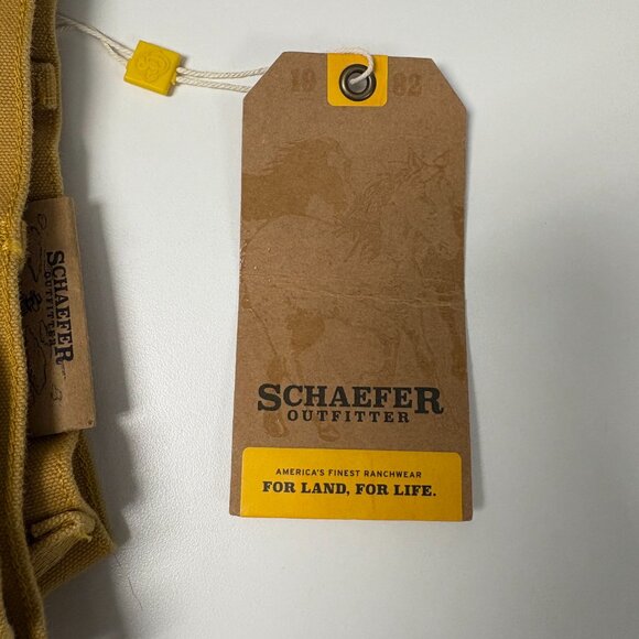 Schaefer Outfitter BRUSHCLOTH RANCH HAND DUNGAREE Yellow/Mustard - Picture 4 of 7